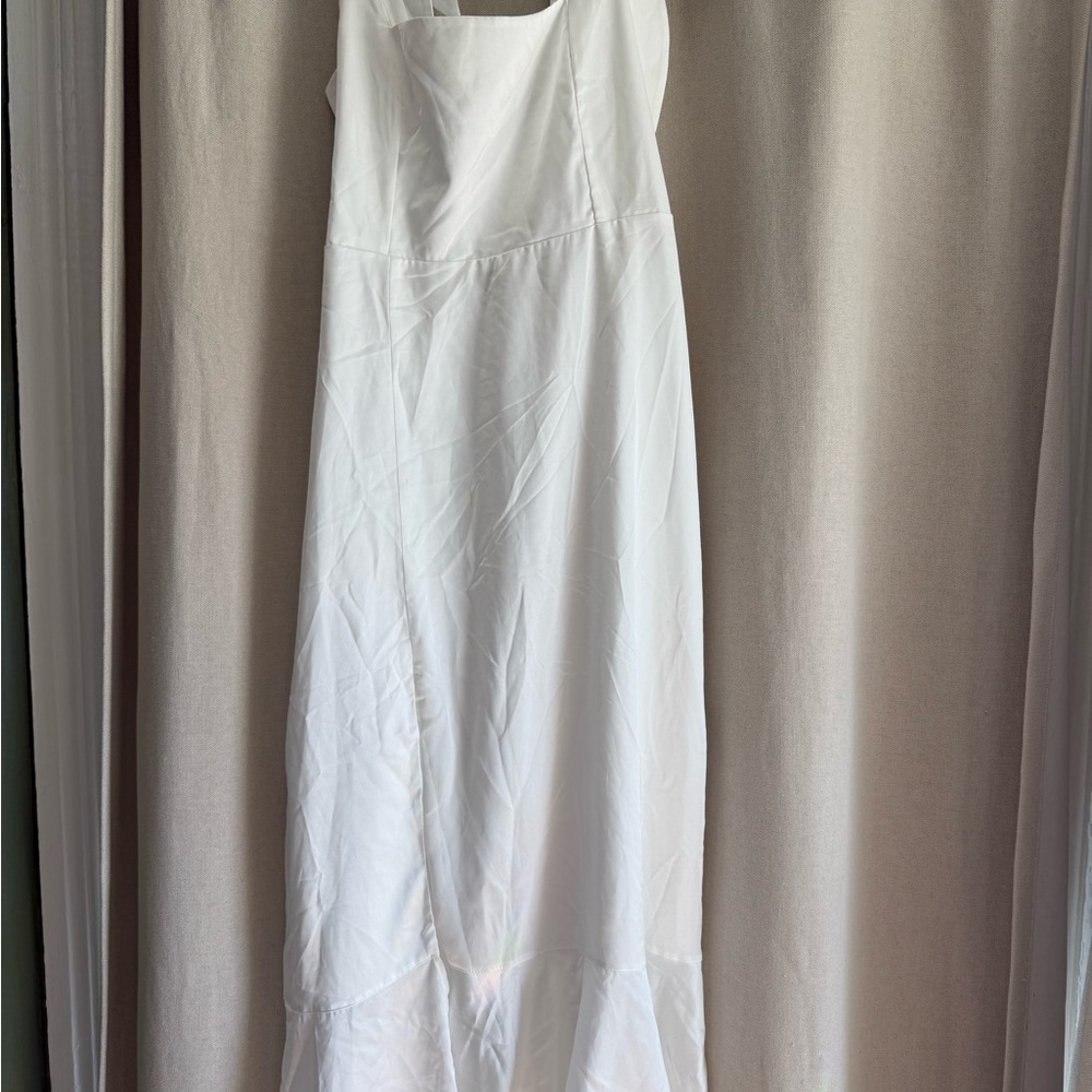 Show Me Your MuMu White Sleeveless Maxi Dress